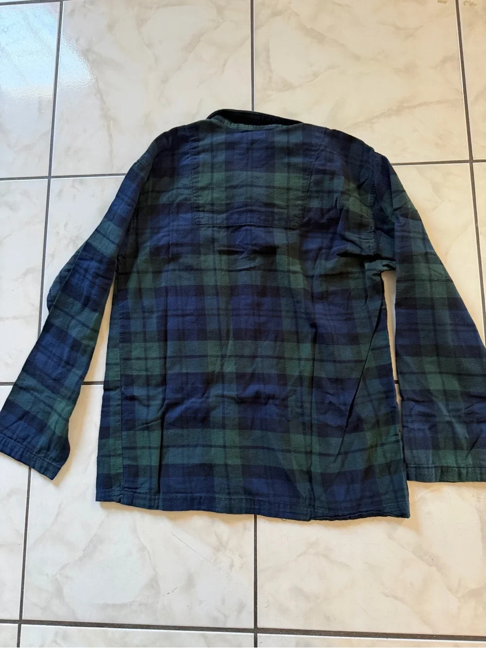 Polo by Ralph Lauren Two Pc Pajamas Green / Blue plaid size medium